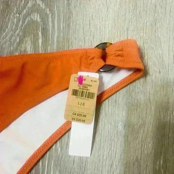 Victorias Secret Pink Swim Set Push Up Padded bikini top & bottom with Ring L/Xl - Picture 15 of 16